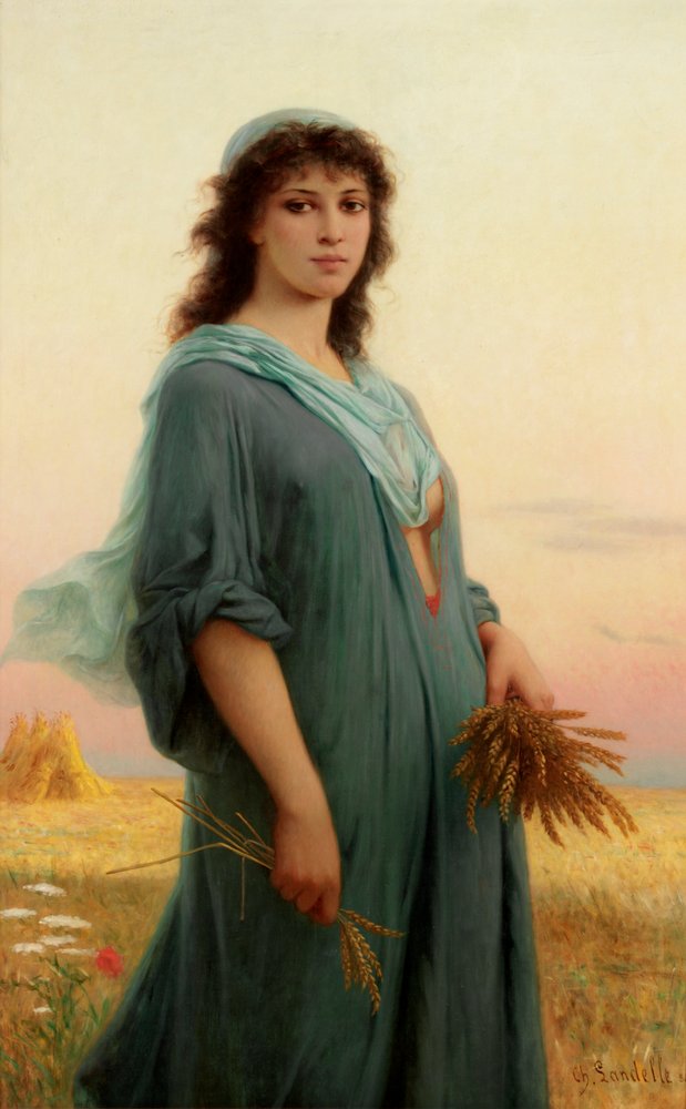 Charles Landelle - Ruth 1886